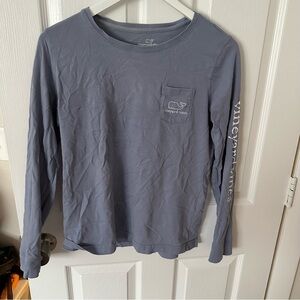 STEAL Blue/Gray Vineyard Vines Long Sleeve